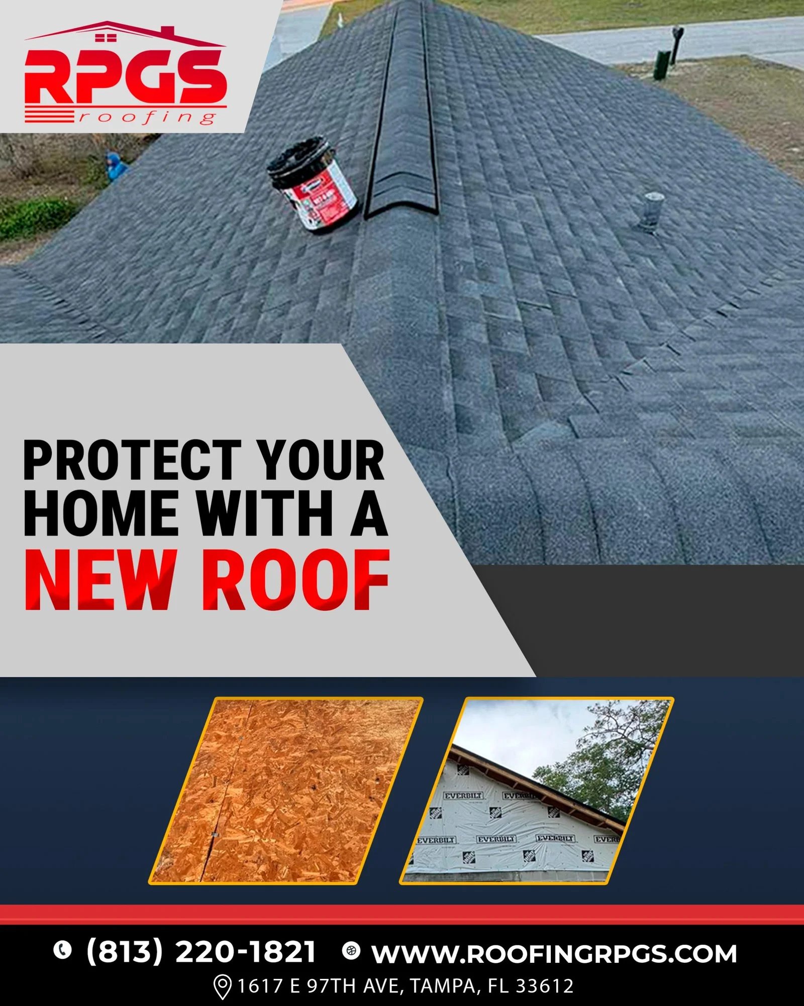 RPGS Roofing new roof project video poster